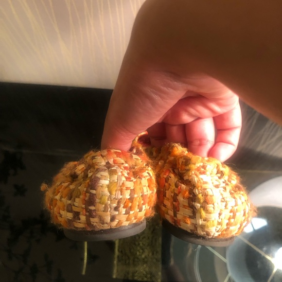 Tory Burch Serena Tweed and Leather Ballet Flats - Picture 6 of 10